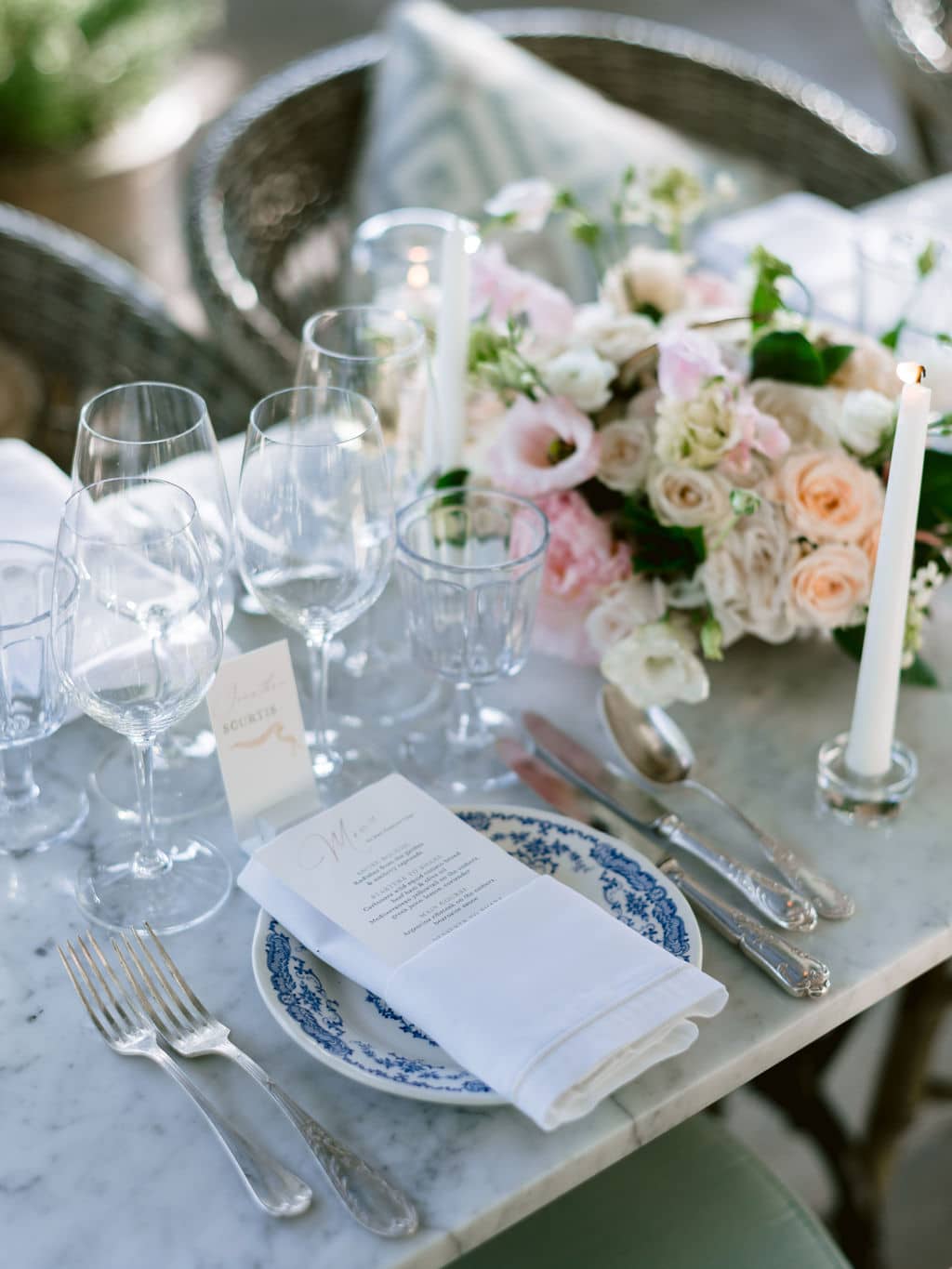 Bastide de Gordes details table - Wedding Planner Provence