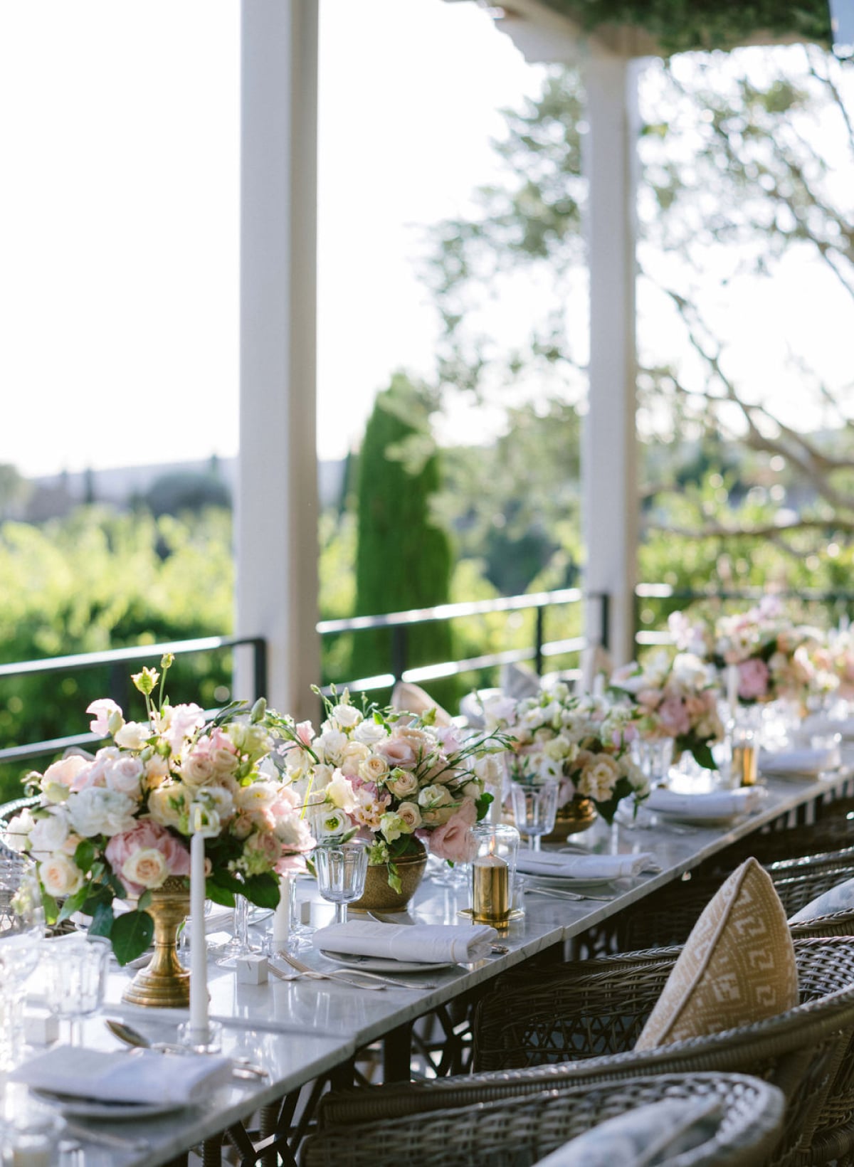 Bastide de Gordes table - Wedding Planner Provence