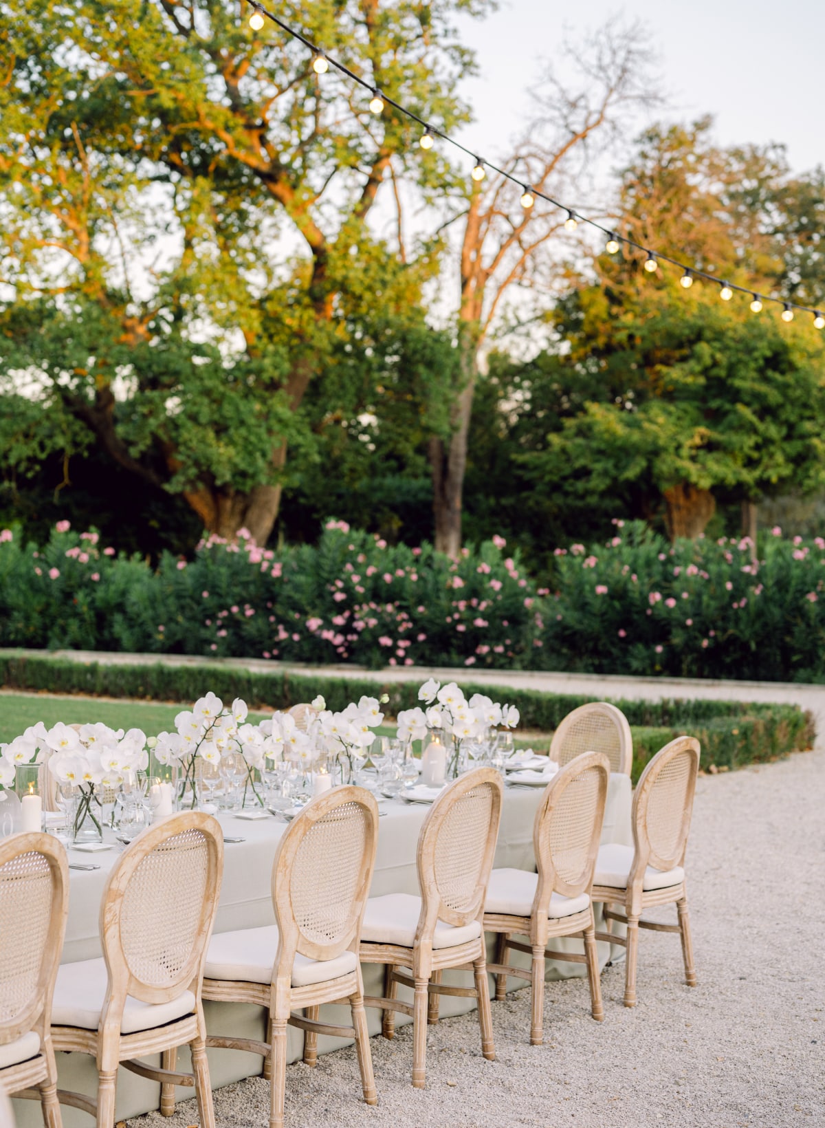 Chateau de Tourreau table - Wedding Planner Provence