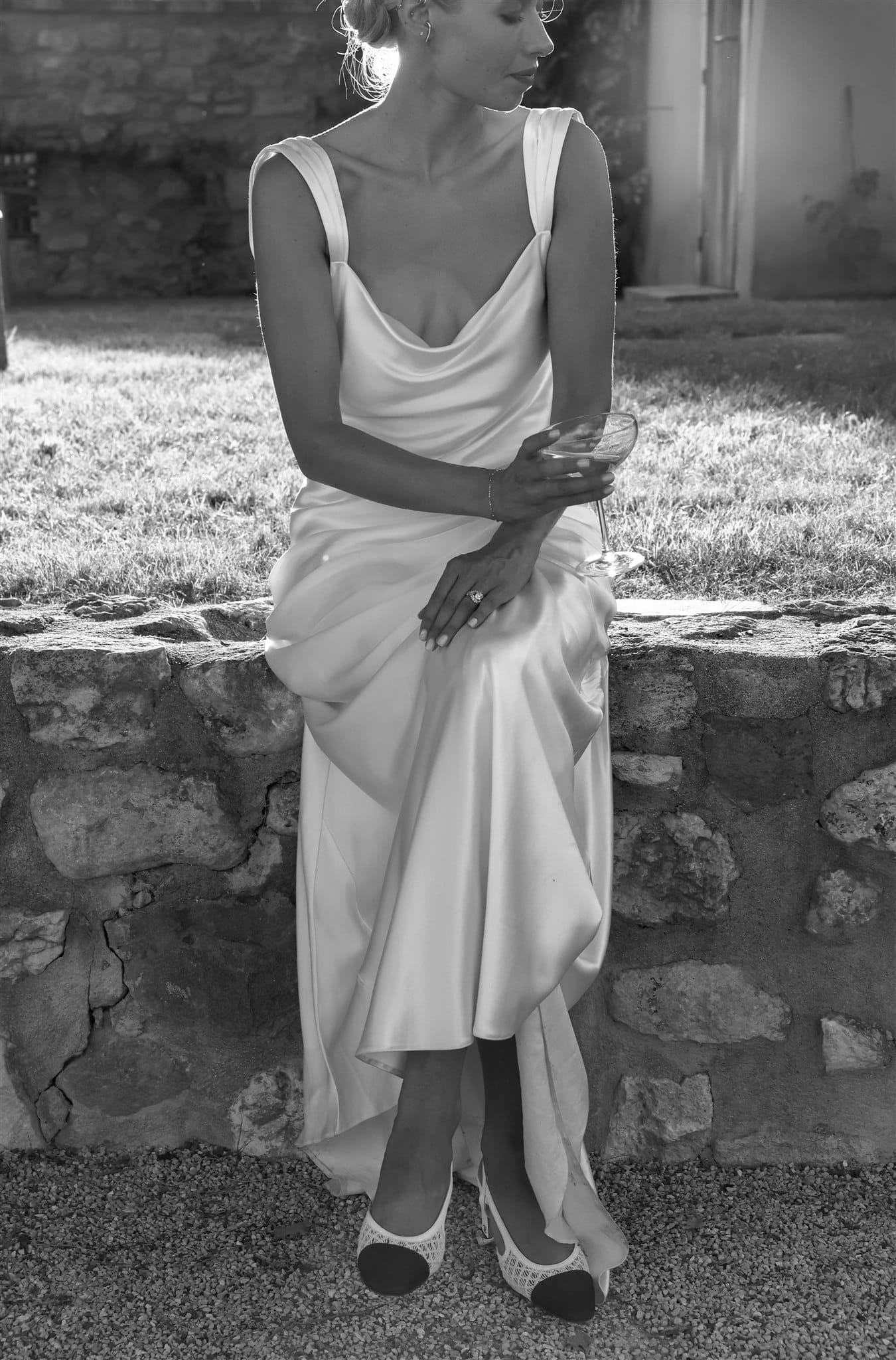 portrait of the bride - wedding planner provence