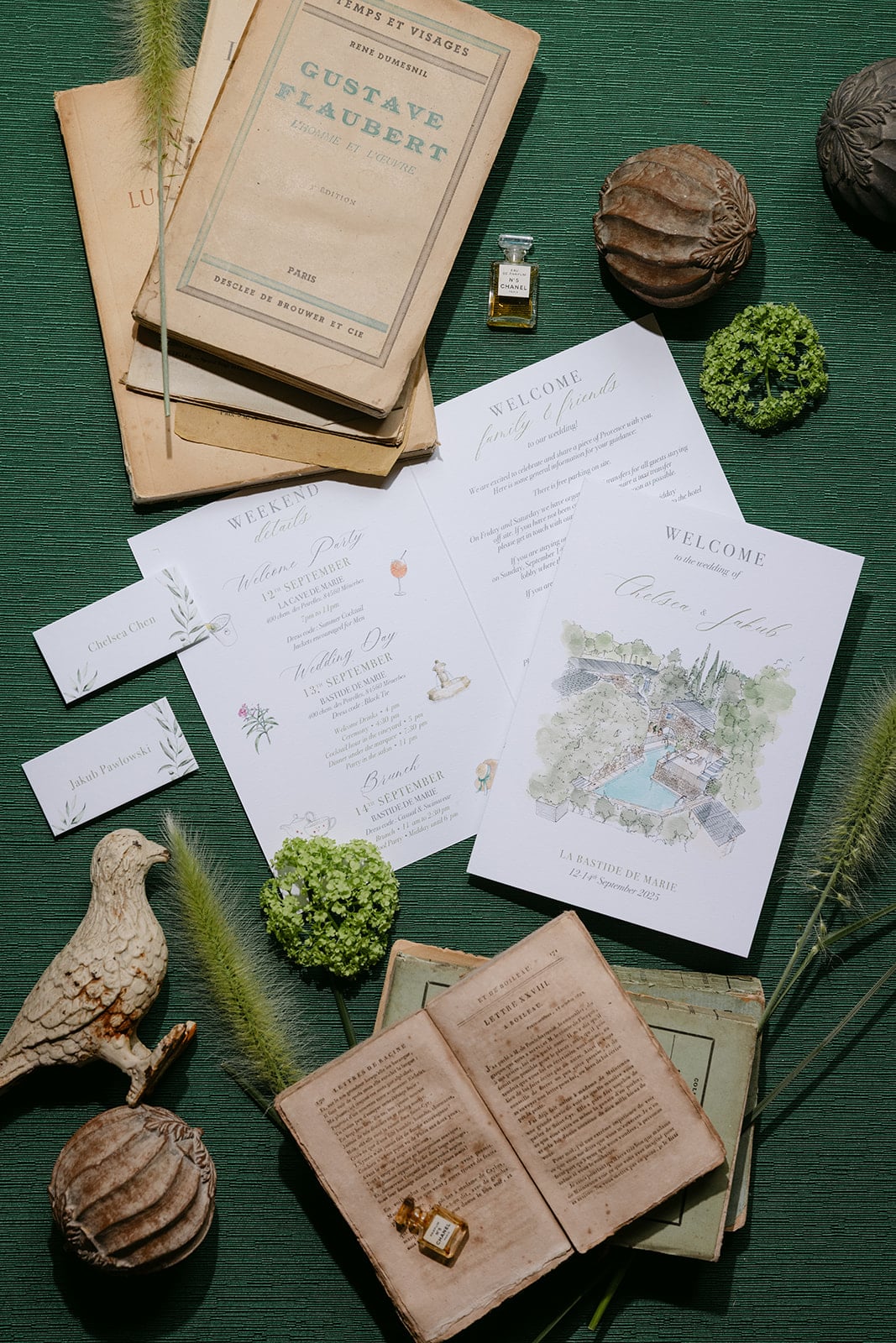 Chelsea and Jakub wedding invitation