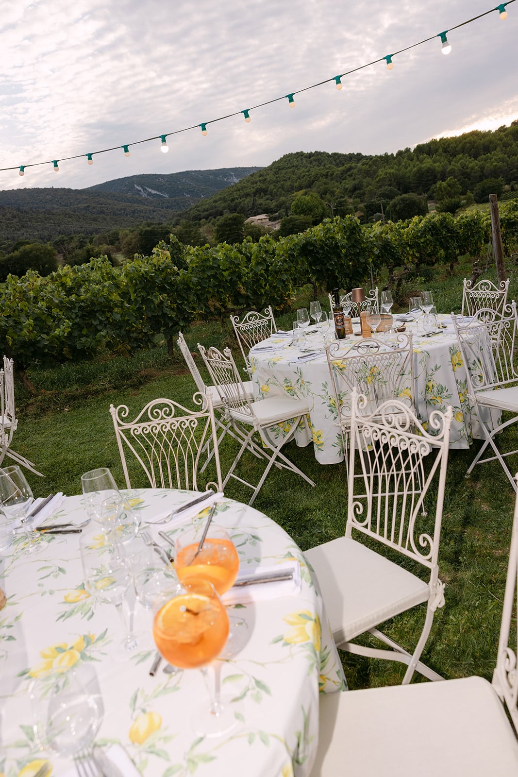 Table decoration Chelsea et Jakub - Wedding planner Provence