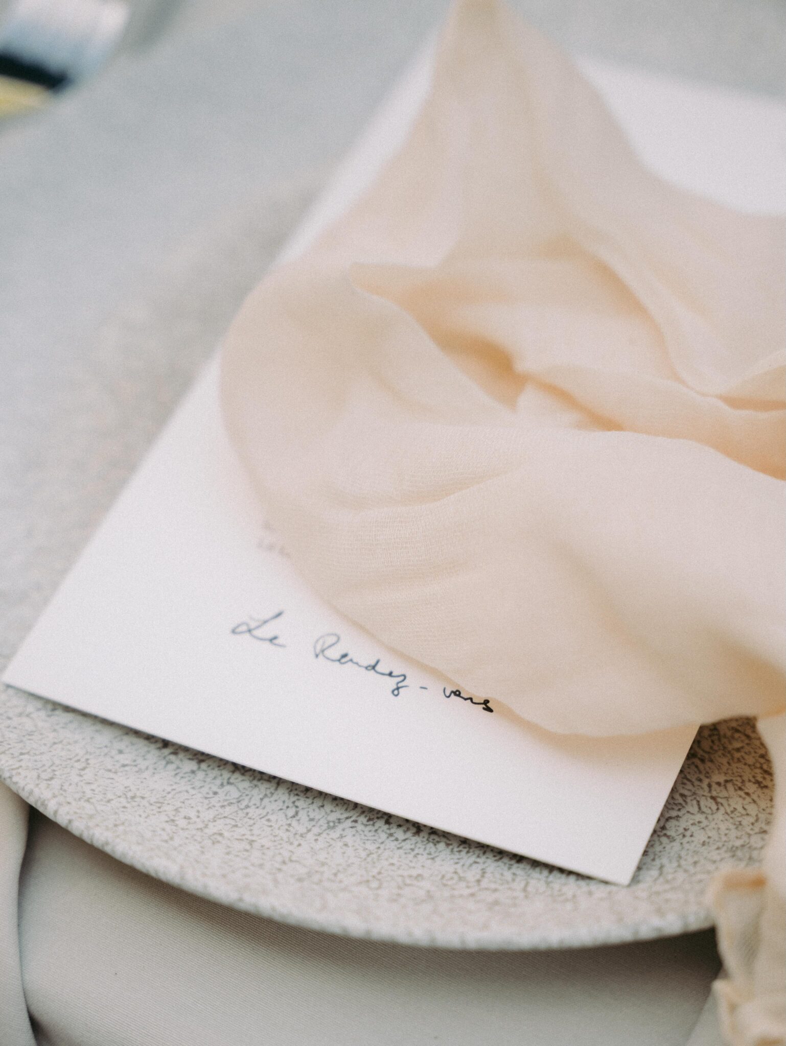 Luxury wedding planner Provence, paper textures at Hôtel Crillon le Brave